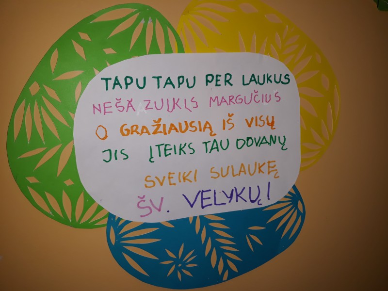 Velykas pasitinkant