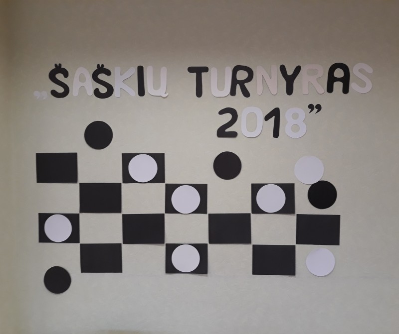 Šaškių turnyras 2018