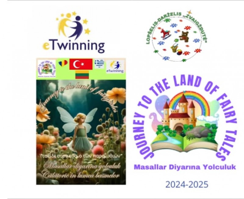 Tarptautinis eTwinning projektas „Kelionė į pasakų šalį“